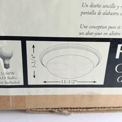 Brand new 11.5" Cobblestone flush mount light fixture