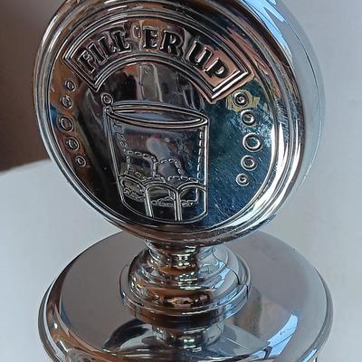 Awesome Gas pump Decanter - High Ocatane Contains Alcohol Glass globe and Fill 'er up topper