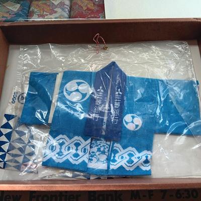 Items from China - post cards, Silk scarves new in box - and more