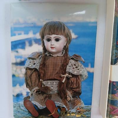 Items from China - post cards, Silk scarves new in box - and more