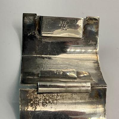 753 Vintage Silver Peru 925 Link Bracelet