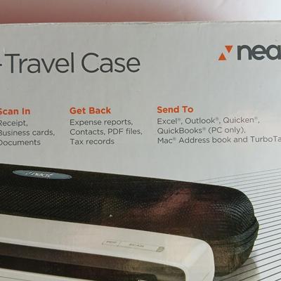 Brand new Neat Receipts Mobile scanner and Digital filing system with travel case