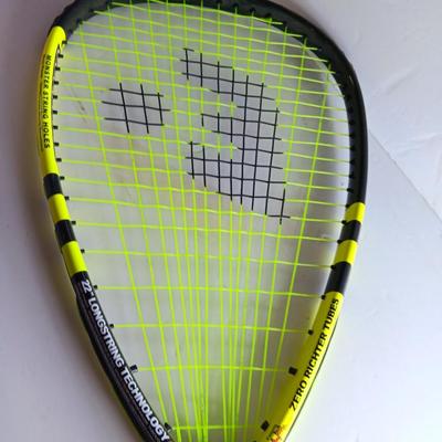 E-Force Racquetball Racket X1 Black with Tri-Tear Head Shape