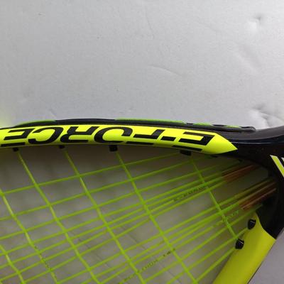 E-Force Racquetball Racket X1 Black with Tri-Tear Head Shape