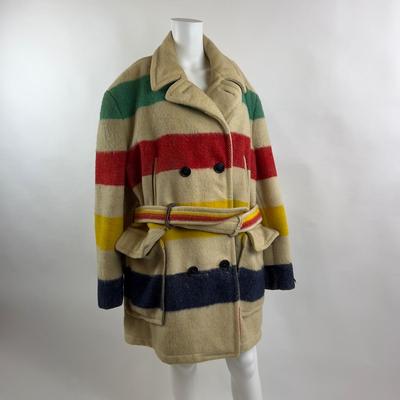 782 Vintage Hudson Bay Point Blanket Jacket