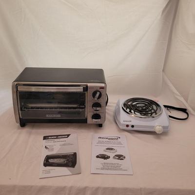Black + Decker Toaster Oven and Hot Plate (K-CE)