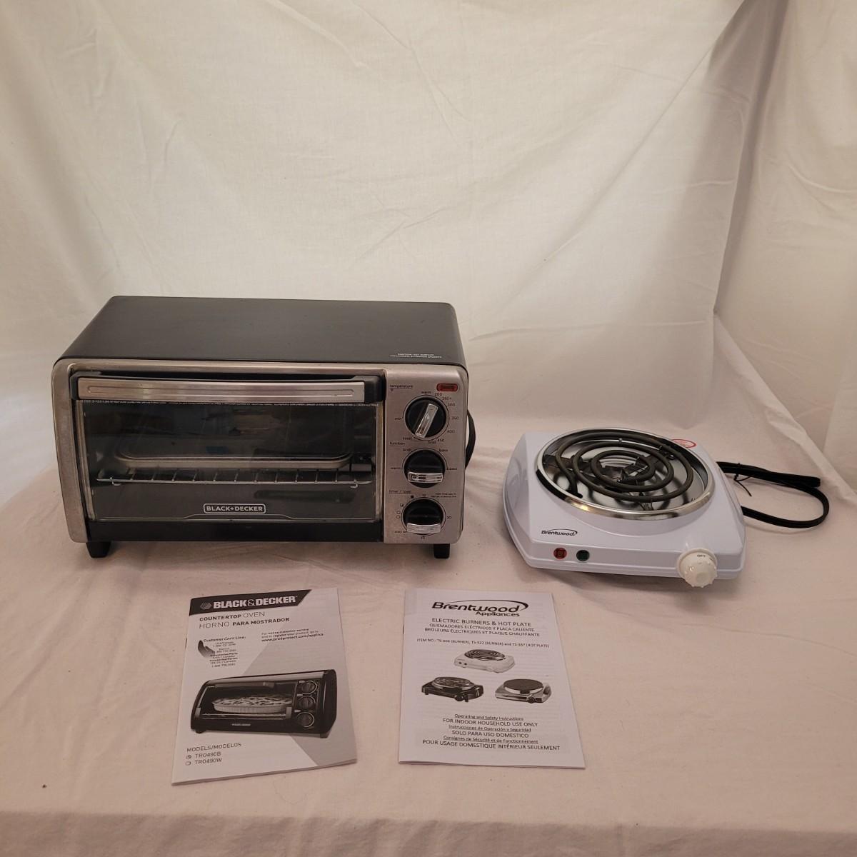 Black + Decker Toaster Oven and Hot Plate (KCE)