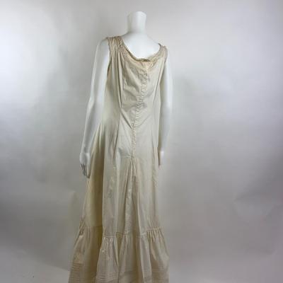 783 Vintage Cottagecore Cotton & Lace Dress