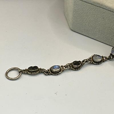 758 Vintage Silver Heart Pendant, Labradorite Bracelet, Silver Rings