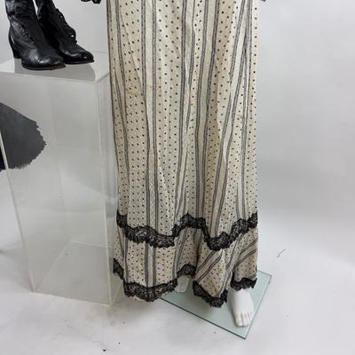 785 Antique Victorian Complete Outfit including Shoes & Parasol