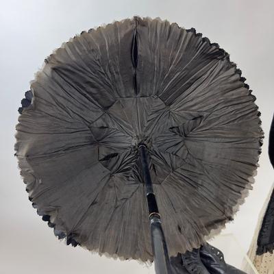 785 Antique Victorian Complete Outfit including Shoes & Parasol