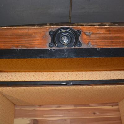 Antique/Vintage Lined, Cedar Bottom Trunk