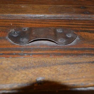 Antique/Vintage Lined, Cedar Bottom Trunk