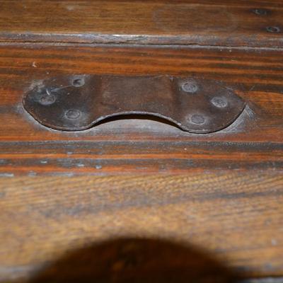 Antique/Vintage Lined, Cedar Bottom Trunk