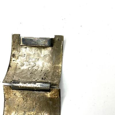 761 Peruvian Aztec Silver Bracelet