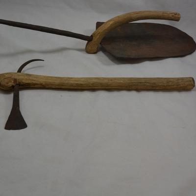 Lot of Hand Forged African Cultivating Tools