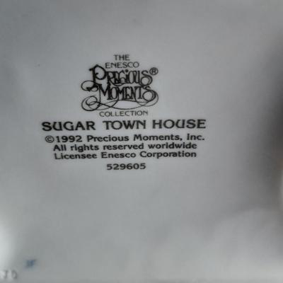 Enesco Precious Moments Collection " Sam's House" Porcelain night light Sugar Town