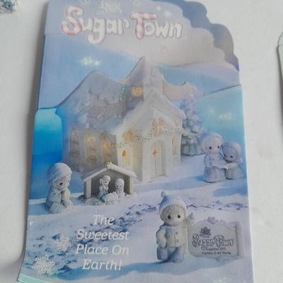 Enesco Precious Moments Collection " Sam's House" Porcelain night light Sugar Town
