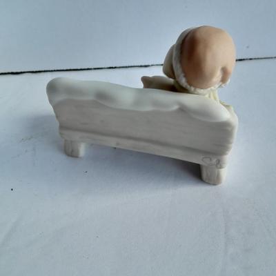 Enesco Precious Moments Collection Sugar Town Puppy and kitten on a bench