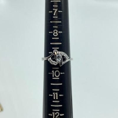 Ethiopian Opal, Aqua Marine & More 925 Pale Colored Gemstone Rings (B4-SS)