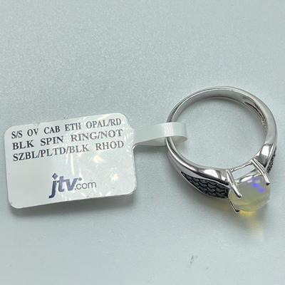 Ethiopian Opal, Aqua Marine & More 925 Pale Colored Gemstone Rings (B4-SS)