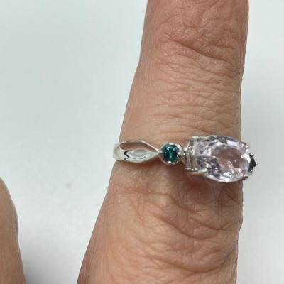 Ethiopian Opal, Aqua Marine & More 925 Pale Colored Gemstone Rings (B4-SS)