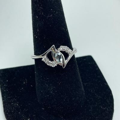 Ethiopian Opal, Aqua Marine & More 925 Pale Colored Gemstone Rings (B4-SS)