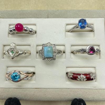 Unique Rings w/ Sarda, Waldeck Johnson & 925 (B4-SS)