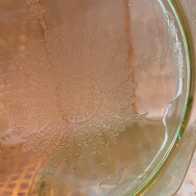 Lot Uranium Depression Glass