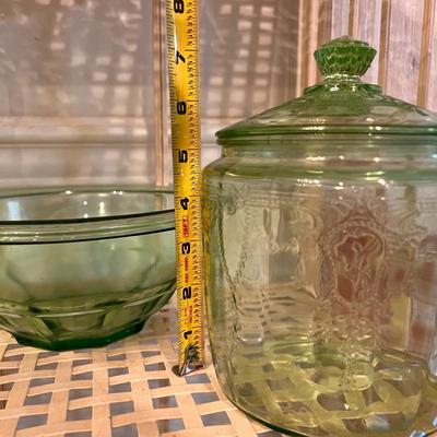 Lot Uranium Depression Glass