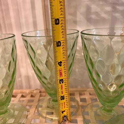 Lot Uranium Depression Glass