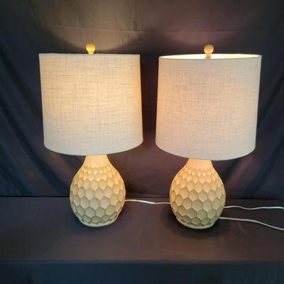Pair of Contemporary Wood Lamps (SR-DW)