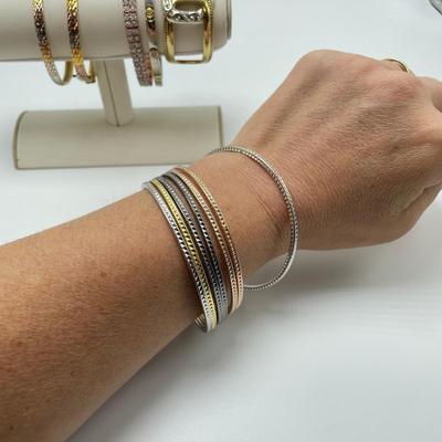 Multi Colored Metal Jewelry w/ 18K, 14K, & Sterling (B4-SS)