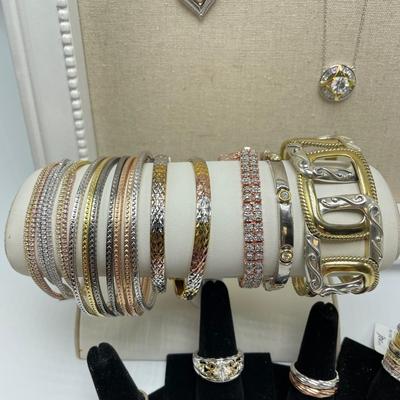 Multi Colored Metal Jewelry w/ 18K, 14K, & Sterling (B4-SS)