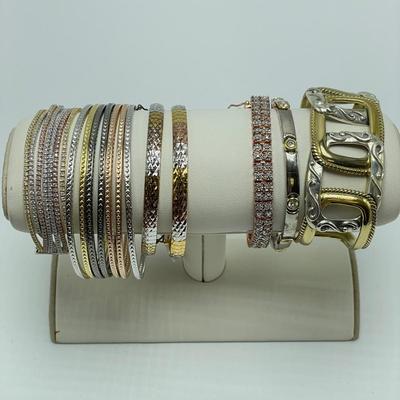 Multi Colored Metal Jewelry w/ 18K, 14K, & Sterling (B4-SS)