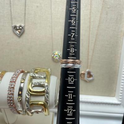 Multi Colored Metal Jewelry w/ 18K, 14K, & Sterling (B4-SS)