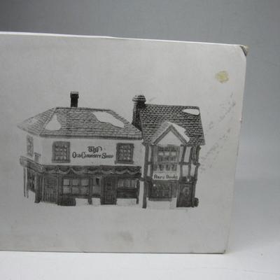 Heritage Village Collection Dickens' Village Series The Old Curiosity Shop Department 56 Snow Figurine Building