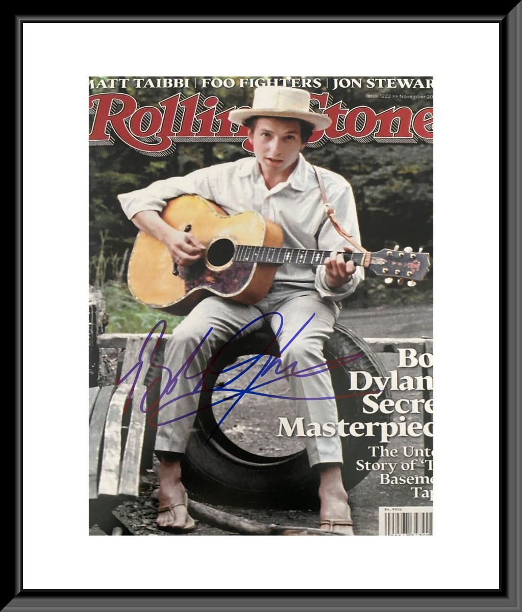 BOB DYLAN Signed Autographed Photo gold marker COA Hologram main image 1