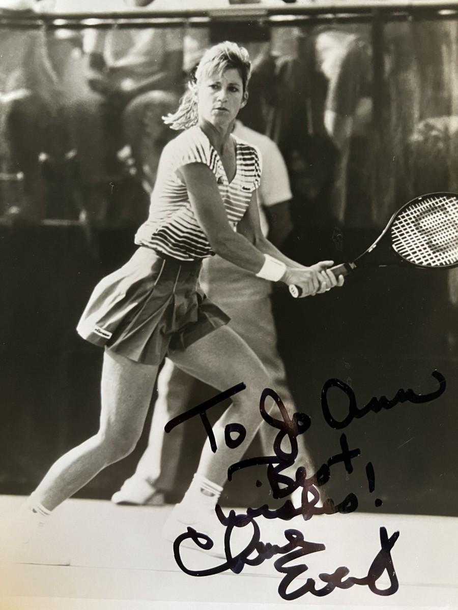CHRIS EVERT Signed Autographed Photo COA Hologram