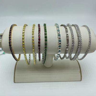 Tennis Bracelets & Sets (B4-SS)
