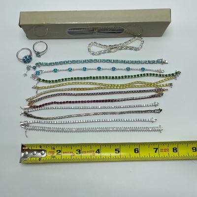 Tennis Bracelets & Sets (B4-SS)
