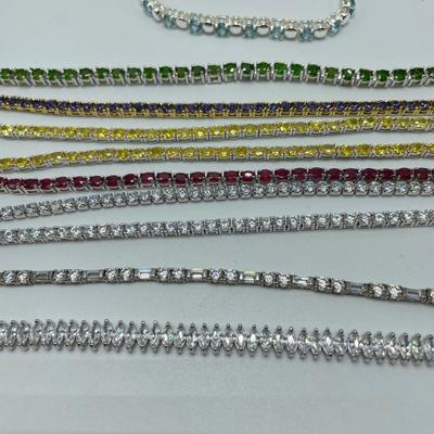 Tennis Bracelets & Sets (B4-SS)