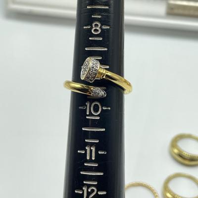 Gold & Brass Fashion Jewelry, incl. 14K & 925 (B4-SS)