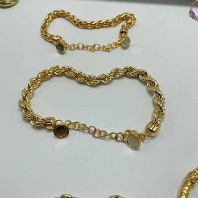 Gold & Brass Fashion Jewelry, incl. 14K & 925 (B4-SS)