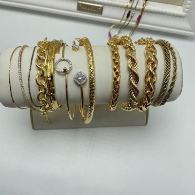 Gold & Brass Fashion Jewelry, incl. 14K & 925 (B4-SS)