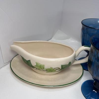 Franciscan ivy set for 10 china and glasses