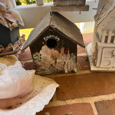 Lot Birdhouses, Outdoor Decor