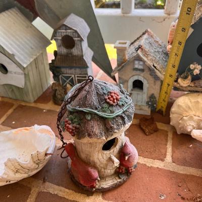 Lot Birdhouses, Outdoor Decor