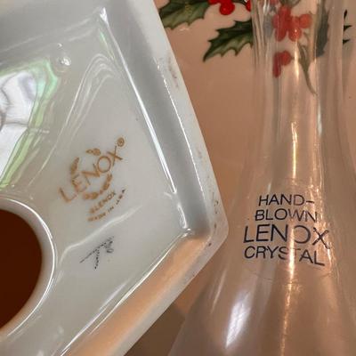 Vintage Crystal China Lot - Lenox, Tuscan, Pickard, Fostoria