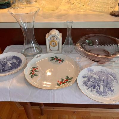 Vintage Crystal China Lot - Lenox, Tuscan, Pickard, Fostoria